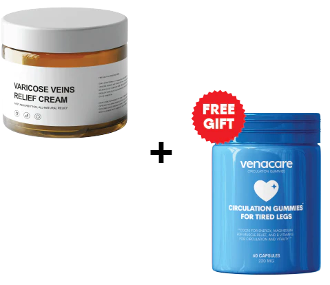 x1 VaricoseCream™ (+1 FREE Circulation Gummies)