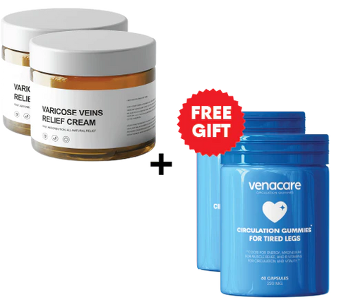 x2 VaricoseCream™ (+2 FREE Circulation Gummies)