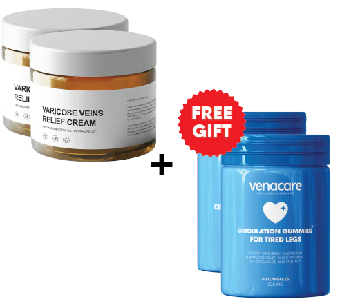 x2 VaricoseCream™ (+2 FREE Circulation Gummies)